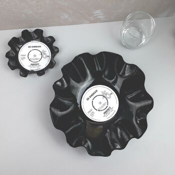 Fluted Vinyl Record Bowl, 4 of 9