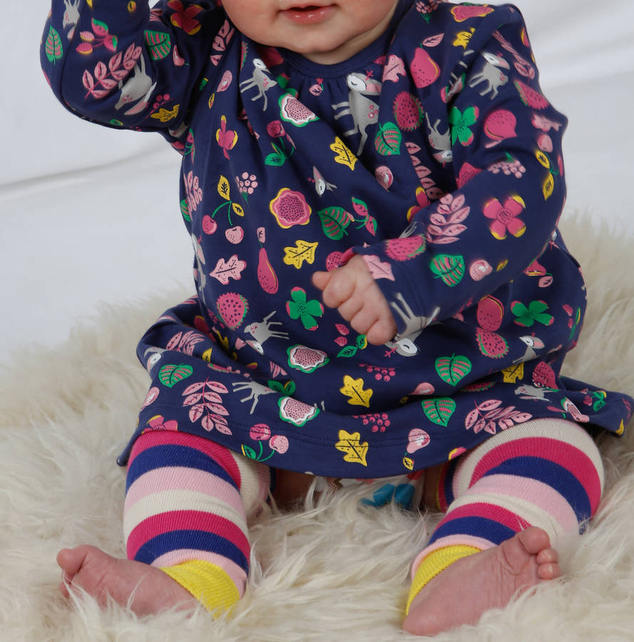 baby leg warmers stripe by piccalilly