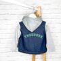 Personalised Varsity Kids Denim Jacket, thumbnail 1 of 6