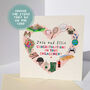 Personalised Engagement Card Choose Their Favourite Things, thumbnail 1 of 10