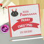 Merry Christmas From The Cat Card, thumbnail 2 of 2