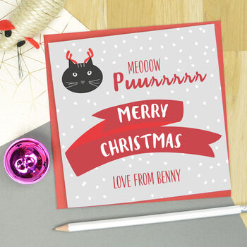 Merry Christmas From The Cat Card, 2 of 2