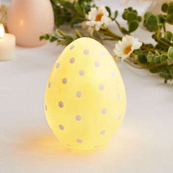 Fairy Light Glass Easter Egg Decoration, 2 of 2