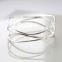 Sterling Silver Wire Bangle, thumbnail 1 of 7
