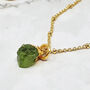 18k Gold Vermeil Plated Natural Birthstone Necklace, thumbnail 9 of 12