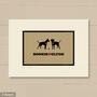 Personalised Boxer Dog Print For One Or Two Dogs, thumbnail 9 of 10