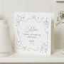 Personalised Bridesmaid Thank You Card Wedding Day, thumbnail 1 of 7