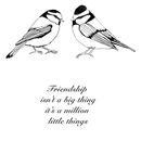 Personalised Friendship Bird Print By Karin åkesson Design ...