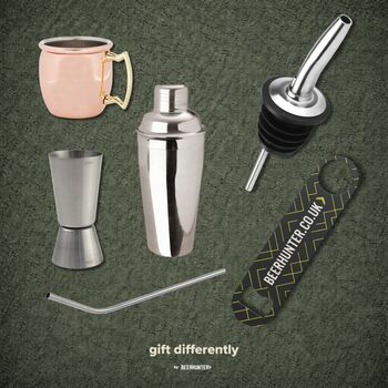 Personalised 50th Birthday Gin Gift Set With Custom Lid, 10 of 11