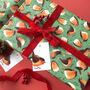 Christmas Robins Wrapping Paper, thumbnail 2 of 11