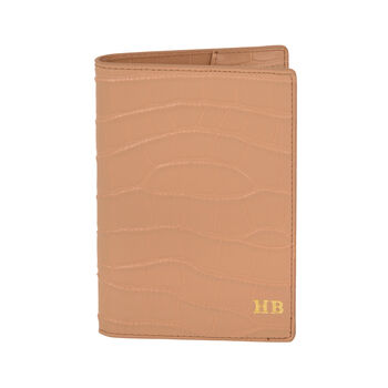 Personalised Leather Passport Cover And Luggage Tag Set, 7 of 11