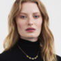 Oak Leaf Gold Choker, thumbnail 2 of 7