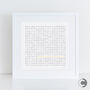 Personalised Word Search Art Print With 100 Words, thumbnail 2 of 12