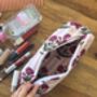 Block Print Washbag, Make Up Pouch, Travel Kit, thumbnail 10 of 12