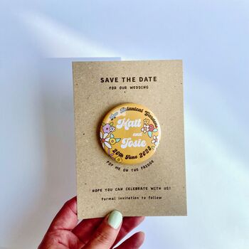 Floral Fun Colourful Wedding Invitation, 6 of 6