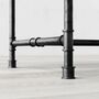 Severn Metal Pipe Legs Industrial Style Dining Table, thumbnail 5 of 5