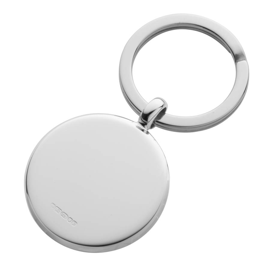 Oval Tag Key Ring