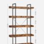 Five Tier Bookcase With Spacious Storage Shelves, thumbnail 2 of 9