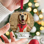 Personalised Pet Memorial Photo Ornament | Custom Dog, thumbnail 1 of 12