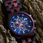 Lisbon Engraved Wooden Watch For Men, thumbnail 1 of 9