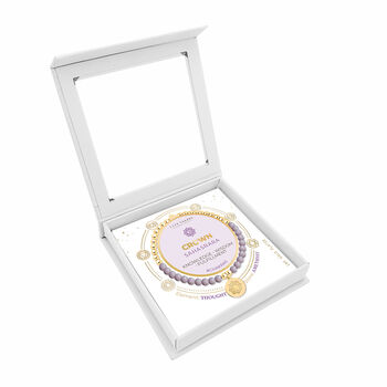 Crown Chakra Amethyst Bracelet, 7 of 8