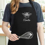 Personalised Bee Apron In Black, thumbnail 1 of 4
