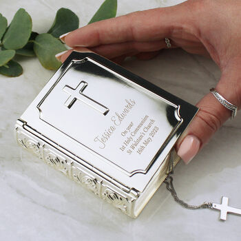 Personalised Bible Trinket Box, 2 of 5