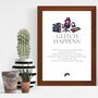 Funny Gamers Gift Wall Art Print Gift Idea, 'Glitch Happens' To Gaming Enthusiastic Teenagers, Dads And Friends, thumbnail 1 of 2