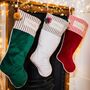 Personalised Velvet Christmas Stocking, thumbnail 9 of 12