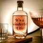 It's A Wonderful Life Personalised Decanter, thumbnail 1 of 3