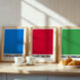 Crisptone Art Prints | British Crisp Classic Paint Swatches | Set Of Seven, thumbnail 7 of 9