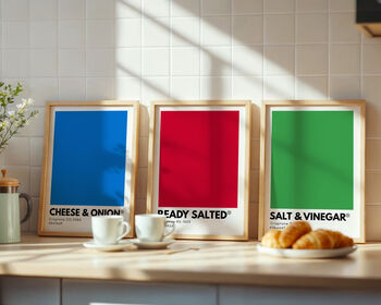 Crisptone Art Prints | British Crisp Classic Paint Swatches | Set Of Seven, 7 of 9