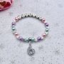 Personalised Birthday Bracelet Age Charm Bracelet, thumbnail 3 of 12