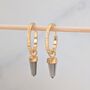 The En Pointe Smoky Quartz Earrings, thumbnail 5 of 8