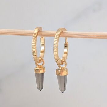 The En Pointe Smoky Quartz Earrings, 5 of 8