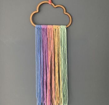Rainbow Cloud Wall Hanging Kit, 2 of 3