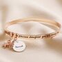Personalised 'Daughter' Meaningful Word Bangle, thumbnail 5 of 6