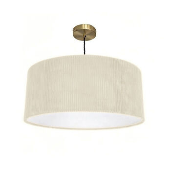 Corduroy Lampshade With A White Lining, 6 of 10