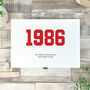 Personalised Year Milestone White Wooden Memory Box 18th, 21st, 50th Birthday And Anniversary Gift, thumbnail 12 of 12