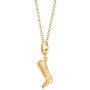 Cowboy Boot Charm Necklace, Sterling Silver Or Gold Plated, thumbnail 4 of 9