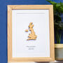 Personalised Valentine's Location Wooden Framed Print, thumbnail 7 of 9