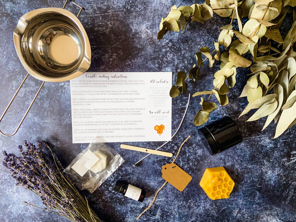 Make Your Own Beeswax Candle Kit By The Craft Connoisseurs