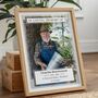 In Loving Memory Of Photo Print Personalised Memorial Gift, thumbnail 1 of 6