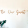 'Be Our Guest' Wood Words, thumbnail 2 of 8