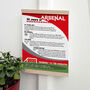 30 Years Of Being A Football Fan 30th Birthday Print Gift 50 Clubs Available, thumbnail 5 of 6