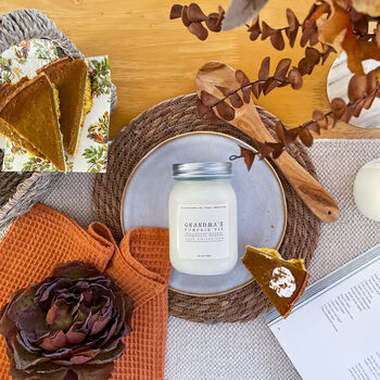 Farmhouse Grandma's Pumpkin Pie Candle, 2 of 2