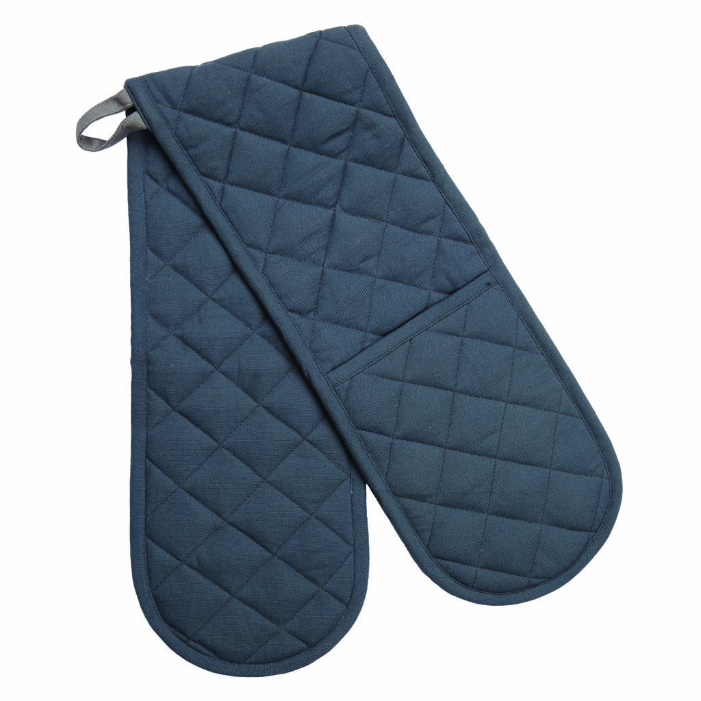 b.c.s. double oven glove. yellow, grey or rose by british colour