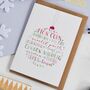 Hand Lettered Welsh Bauble Christmas Card, thumbnail 1 of 2