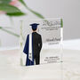 Personalised Muslim Suit Graduation Gift Block For Him, thumbnail 2 of 6