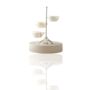 Handmade Three Bowl Marble And Silver Serving Stand, thumbnail 2 of 2